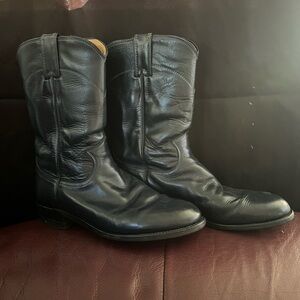 Blue Justin cowboy boots women’s 7.5b